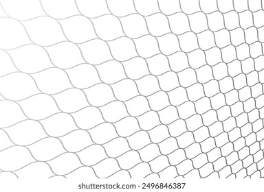 Curved net pattern. Seamless design for sportswear or equipment like soccer goals, volleyball nets, basketball hoops, hockey nets, and athletic gear.