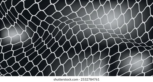 Curved net pattern. Seamless design for sports equipment or apparel such as soccer goals, volleyball nets, basketball hoops, hockey nets, and athletic equipment.eps10