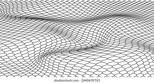 Curved net pattern. Seamless design for sportswear or equipment like soccer goals, volleyball nets, basketball hoops, hockey nets, and athletic gear. eps 10
