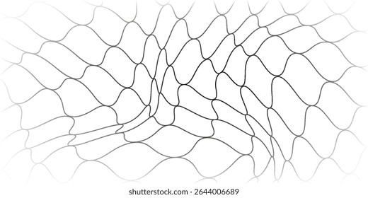 Curved net pattern. Seamless design for sportswear or equipment like soccer goals, volleyball nets, basketball hoops, hockey nets, and athletic gear.