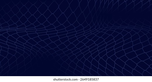 Curved net pattern. Seamless design for sportswear or equipment like soccer goals, volleyball nets, basketball hoops, hockey nets, modern