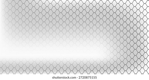 Curved net pattern. Seamless design for sportswear or equipment like soccer goals, volleyball nets, basketball hoops, hockey nets, and athletic gear