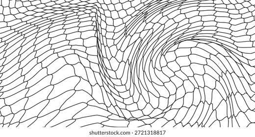 Curved net pattern. Seamless design for sportswear or equipment like soccer goals, volleyball nets, basketball hoops, hockey nets, and athletic gea