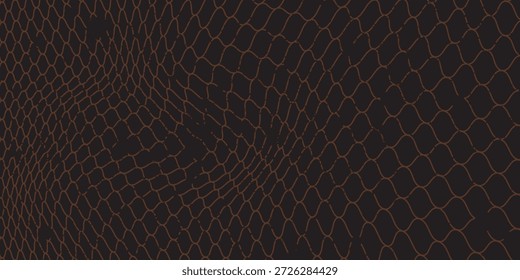 Curved net pattern. Seamless design for sportswear or equipment like soccer goals, volleyball nets, basketball hoops, hockey nets, and athletic gear. Vector net dynamic eps 10