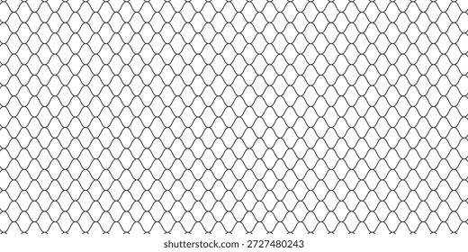 Curved net pattern. Seamless design for sportswear or equipment like soccer goals, volleyball nets, basketball hoops, hockey nets modern