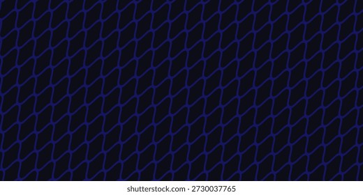 Gebogenes Netzmuster. Nahtloses Design für Sportbekleidung oder Ausrüstung wie Fußballtore, Volleyballnetze, Basketballkorb, Hockeynetze, moderne