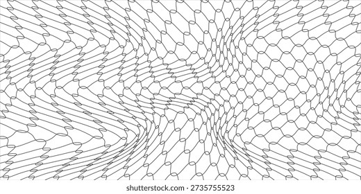Curved net pattern. Seamless design for sportswear or equipment like soccer goals, volleyball nets, basketball hoops, hockey nets, and athletic gea
