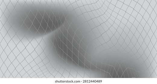 Curved net pattern. Seamless design for sportswear or equipment like soccer goals, volleyball nets, basketball hoops, hockey nets, and athletic gea