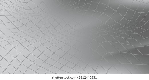 Curved net pattern. Seamless design for sportswear or equipment like soccer goals, volleyball nets, basketball hoops, hockey nets, and athletic gea