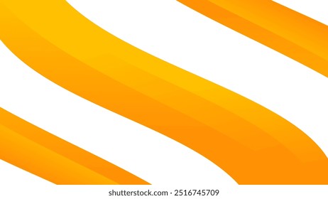 Curved orange stripes on white background suitable for abstract backgrounds, branding designs, vibrant patterns, energetic themes, modern graphics
