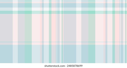 Curved pattern plaid tartan, illustration textile texture fabric. Celebrate check vector seamless background in light and white colors palette.