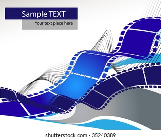 Curved photographic film