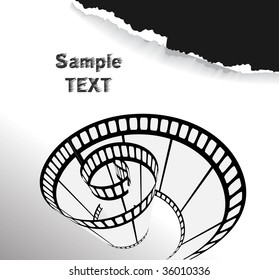  Curved photographic film