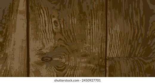 Curved pine wood texture. Pine texture. Vector illustration