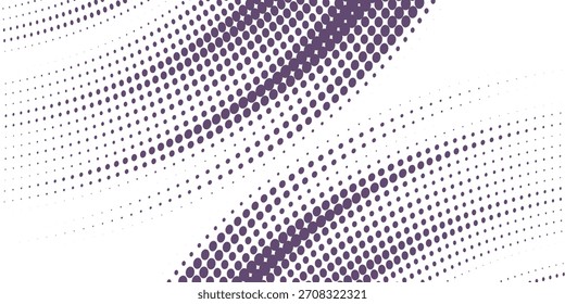 Um pacote de linhas de vetor de tinta roxo curvo. Traçados de pincel longos e arredondados desenhados à mão, texto realçado, quadros e círculos. Caligrafia asiática moderna.
