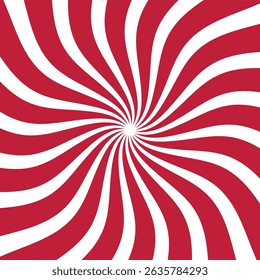 Curved red and green spiral background with smooth lines. Perfect for festive, abstract, or modern designs, adding contrast, energy, and vibrant motion to your project.