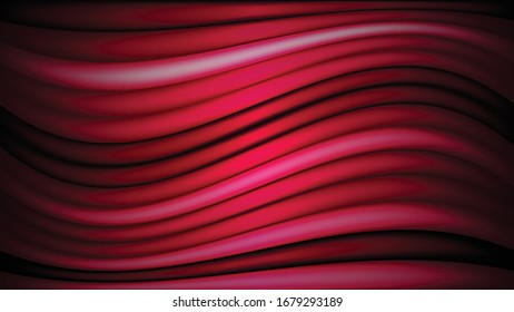 curved red stripe background with geometric style