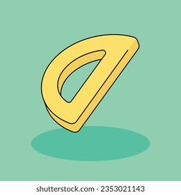 Ilustración de dibujos animados de vector libre curva.Diseño de moda Señales y textos concepto aislado . estilo de dibujos animados planos