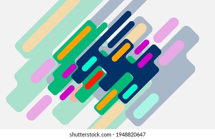 fondo de forma curvado con muchos colores
