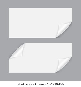curved sheet of paper