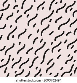 
Curved short lines seamless pattern