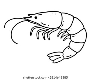 Curved shrimp and segmented