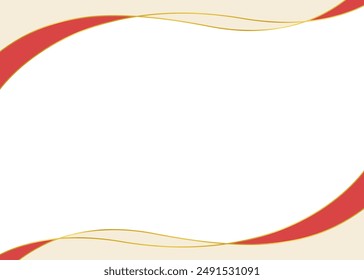 Curved simple and elegant frames