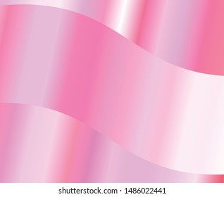 Curved stripe background in Pink, white Give a luxurious feeling
