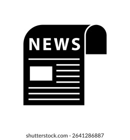 Curved striped icon style for news themes