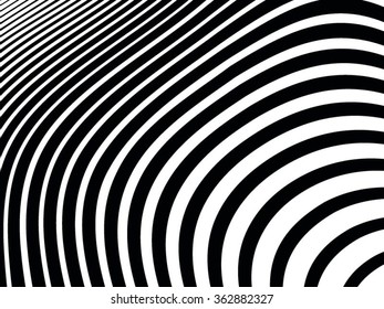 Curved Stripes . Abstract Stripes . Vector Stripes . Lines Stripes .Background Stripes .