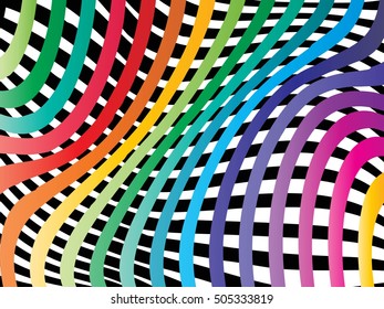 Curved Stripes. Abstract Stripes. Vector Stripes. Lines Stripes. Background Stripes.