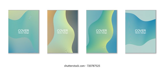 Curved stripes cover vector, wavy lines pattern, colorful minimalist background. Vertical banner, brochure or card backdrop graphic design. Abstract stripes texture, wavy lines cover geometric design.