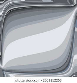 
Curved strips of different widths. Gray gradient.
