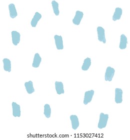 curved stroke drawn blue colour felt pen doodle pattern