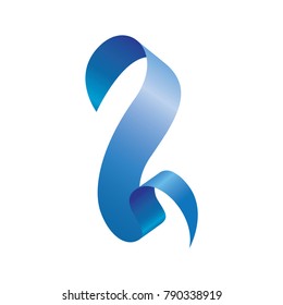 curved tape icon vector design