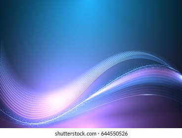 Curved wavy lines background. elegant design