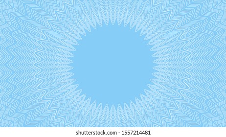 Curved white lines in a circle. Copy space. Vector illustration.