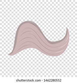 Curved wing icon. Cartoon illustration of curved wing vector icon for web