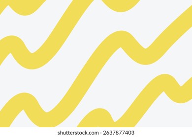Curved yellow lines on a plain light grey background.