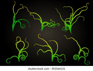 Curves abstract branches