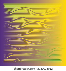 Curves colorful lines abstract background illustration 