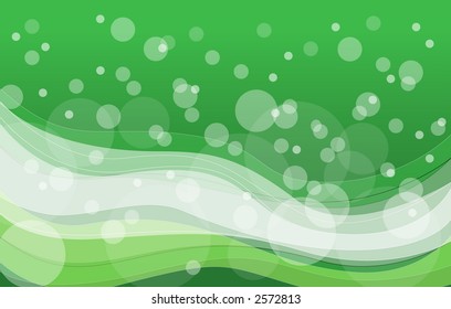 curves in green