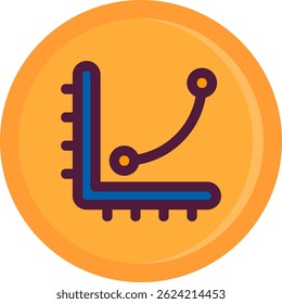 Curves levels graph Line vector Icon Design