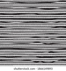 Curves seamless pattern. Jagged stripes ornament. Linear waves motif. Curved lines print. Striped background. Broken line shapes wallpaper. Wavy stripe figures. Ethnical textile print. Vector artwork.