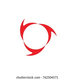 Curves Sharp Shape Circle Logo Symbol Stock Vector (Royalty Free ...