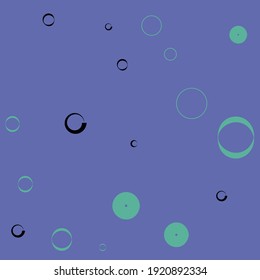 Curves Water Classical Donut Modern Style Backdrop. Bubbles Round Black Purple Design Pic. Calm Violet Oval Minimal Ornamental Fabrics. Light Retro Green Bagel Elegant Circles Modern Design.