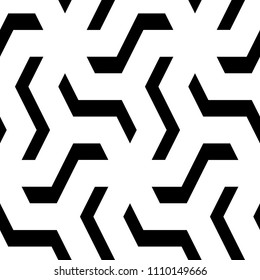 Curves. Zigzag figures. Repeated broken lines background. Linear motif. Grate wallpaper. Grid backdrop. Digital paper, page fills, web design, textile print ornament. Seamless modern abstract pattern.