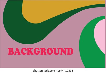 Curvilinear background vector illustration 