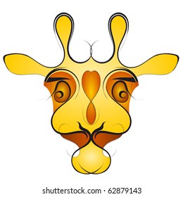 Curvilinear Giraffe Face