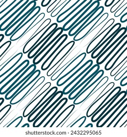 Curvilinear pattern, mesh, seamless vector background.